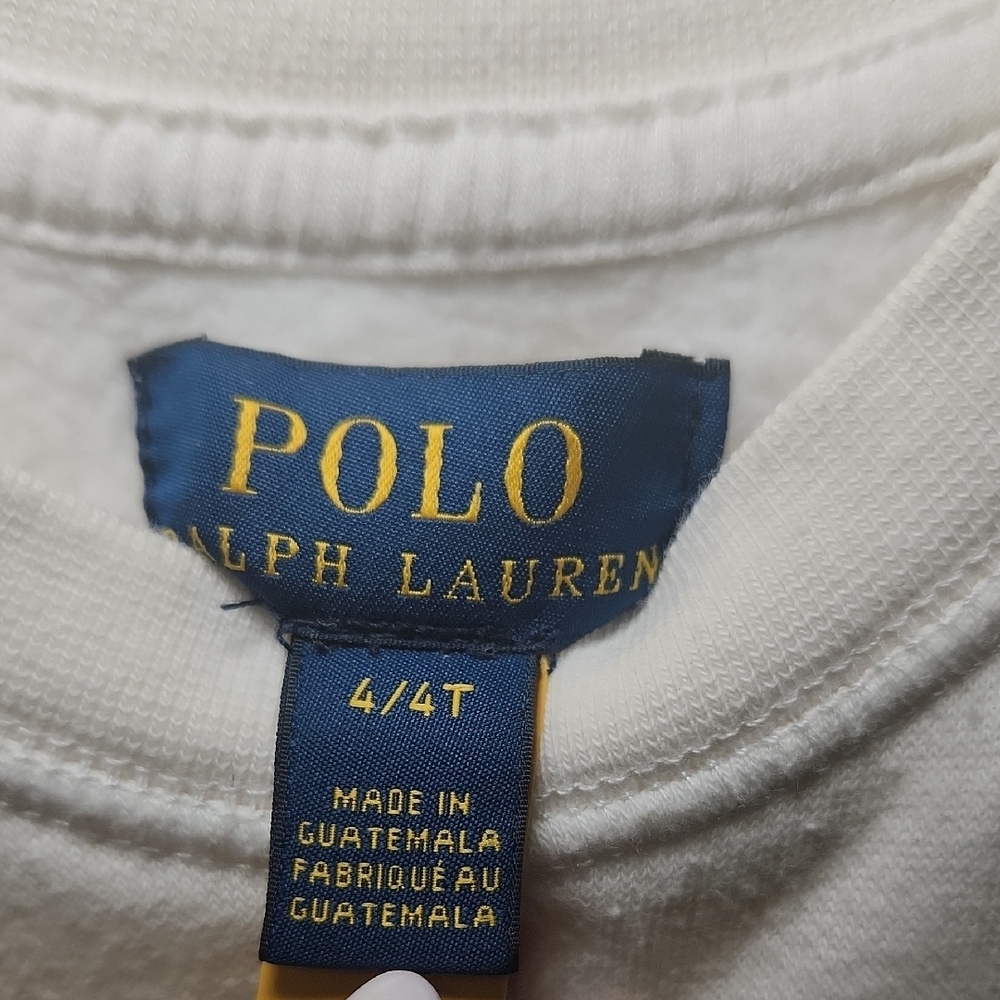 Ralph Lauren White Kids Long Sleeve Dress - Picture 2 of 4